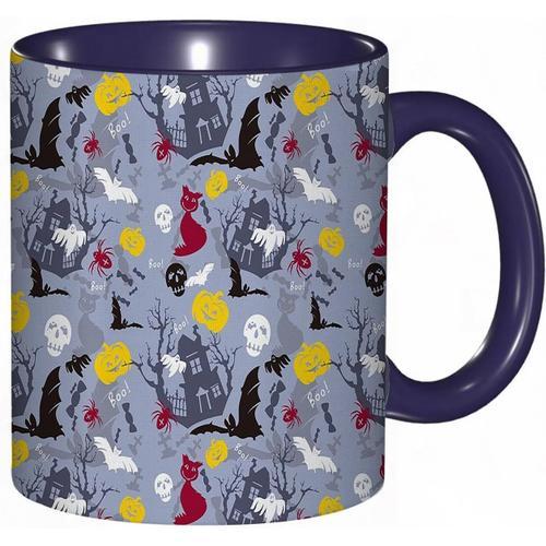 Tasse A Cafe Pour Enfants D'halloween | Chat De Chateau D'araignee ... on Productcaster.