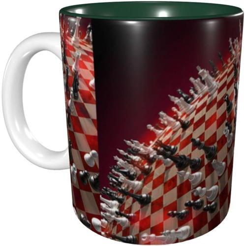 Tasses A Cafe D'echecs Internationales Tasse En Ceramique De 11 Oz ... on Productcaster.