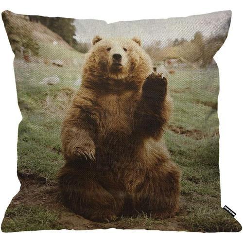 Housse De Coussin Alphabet Mignon Zoo Avec Animaux, Housse De Couss... on Productcaster.