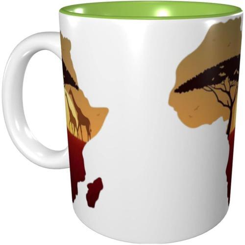 Tasses A Cafe Girafe Africaine Tasse En Ceramique De 11 Oz Pour Le ... on Productcaster.