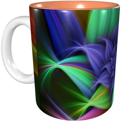 Tasses A Cafe Florales Abstraites Tasse En Ceramique De 11 Oz Pour ... on Productcaster.