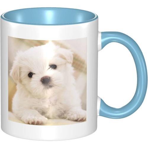 Tasse En Ceramique - Tasse Mignonne De Chien Maltais - Tasse De The... on Productcaster.