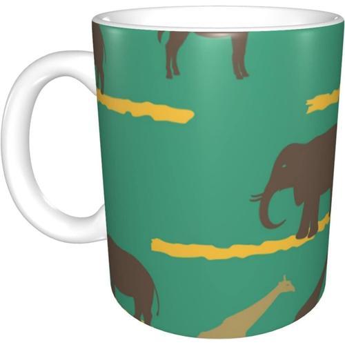 Animaux En Ceramique Avec Tasse Amusante Africaine De 11 Oz - Cadea... on Productcaster.