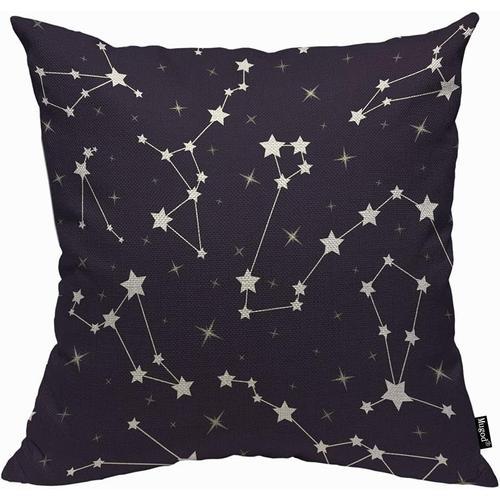 Housse De Coussin Constellations Étoiles, Magnifique Motif D'astron... on Productcaster.