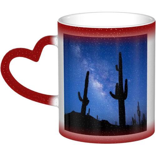 Tasse A Cafe Cactus Coucher De Soleil Du Desert 11oz - Cadeaux Pour... on Productcaster.