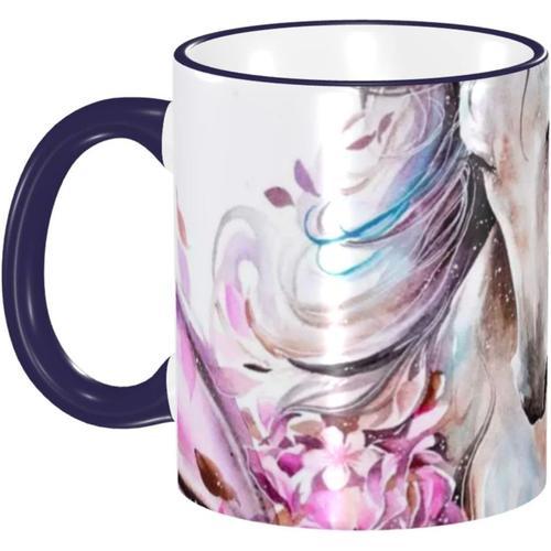 Tasses A Cafe En Forme De Cheval Floral Pour Hommes Et Femmes - Tas... on Productcaster.