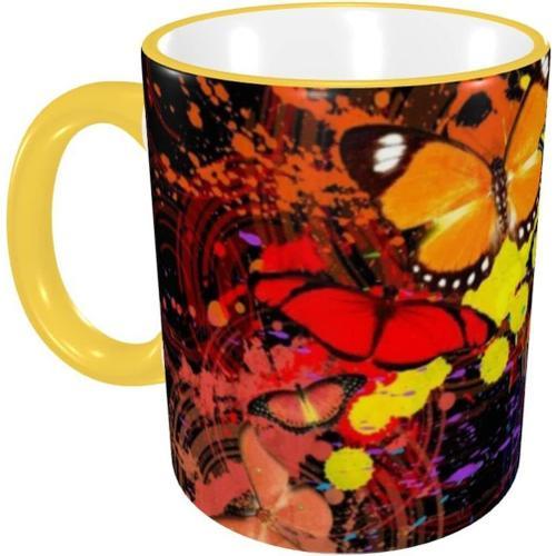 Tasses A Cafe Papillon Graffiti Pour Hommes Et Femmes - Tasse En Ce... on Productcaster.