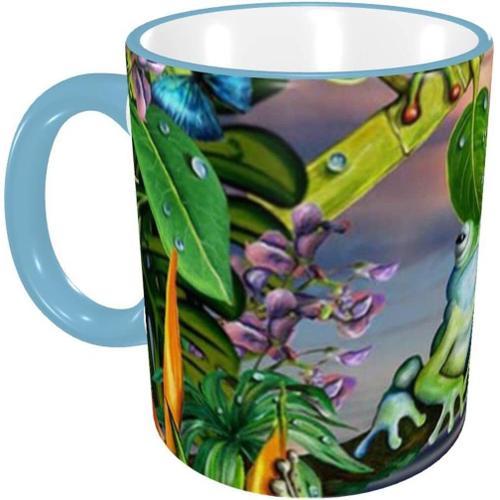 Tasses A Cafe Mignonnes Grenouilles Et Papillons Pour Hommes Et Fem... on Productcaster.