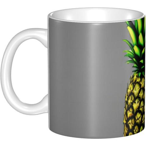 Tasse A Cafe En Porcelaine D'ananas De Dessin Anime - Cadeau Pour L... on Productcaster.