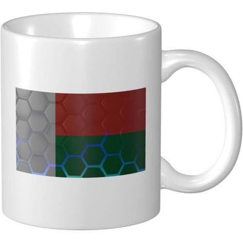 Tasse A Cafe Drapeau De Madagascar 11 Oz Pour Le Bureau La Maison C... on Productcaster.