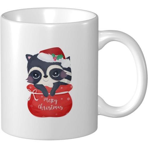 Tasse A Cafe De Poche De Raton Laveur Mignon De Xmas 11 Oz Pour Le ... on Productcaster.