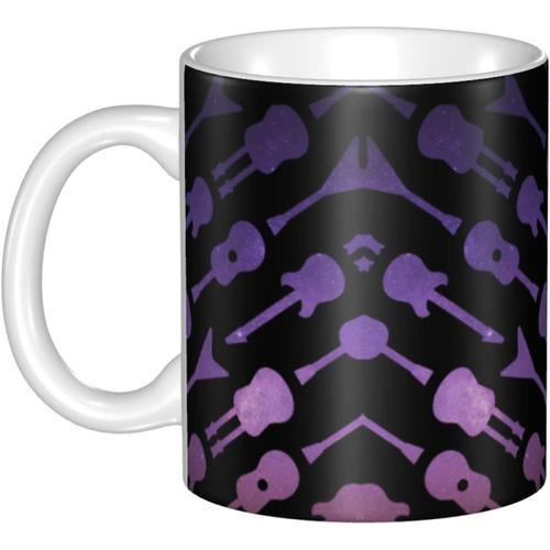 Tasses A Cafe Violet-Galaxie-Guitares Electriques 11 Oz Tasses En C... on Productcaster.