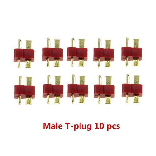 Plug De Mâle 10pcs - Connecteurs Deans Mâle Et Femelle En T, Pour B... on Productcaster.