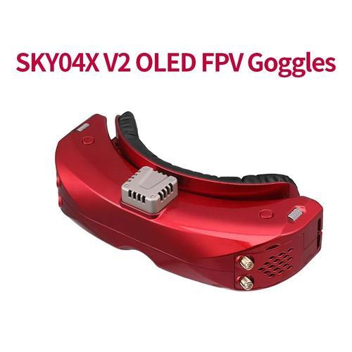 04x V2 Rouge - Lunettes Sky04x V2 Fpv Oled 5.8g 48ch Récepteur Stea... on Productcaster.