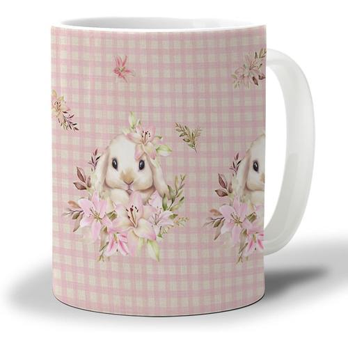 Tasse A Cafe De Paques 330ml, Tasse A The De Bureau A Carreaux Rose... on Productcaster.