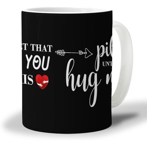 Tasse A Cafe 330ml Pour La Saint-Valentin, Lettrage Noir Et Blanc, ... on Productcaster.