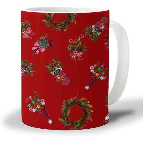 Tasse A Cafe De Xmas, Tasses A Boissons Chaudes De 11 Onces, Decora... on Productcaster.