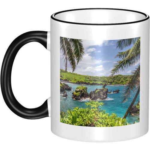 Tasse A Cafe En Forme De Palmier Tropical Hawa?En, Reutilisable, En... on Productcaster.