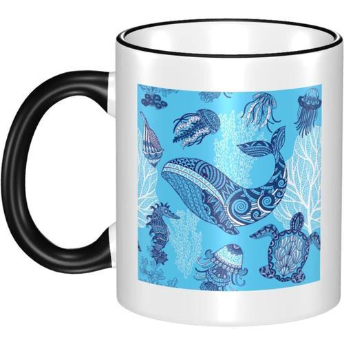 Creatures Aquatiques Tasse A Cafe Tasses A Cafe Reutilisables Tasse... on Productcaster.