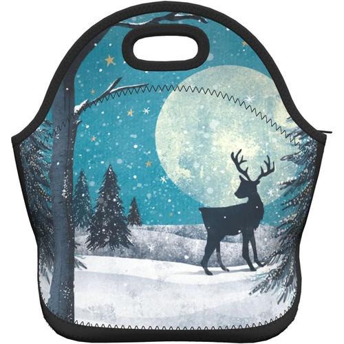 Lac Paysage Sac Lunch Bag - Boîte Sac À Main-Moon Animal on Productcaster.