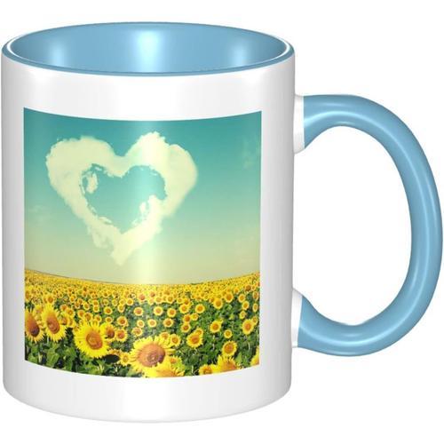 Tasse A Changement De Couleur De Fleurs De Nuages De Tournesols, Ta... on Productcaster.