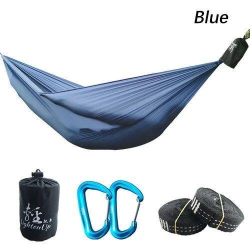 Hamac Portable En Nylon 210t40d, 260x140cm, 3 Couleurs, Camping, Su... on Productcaster.