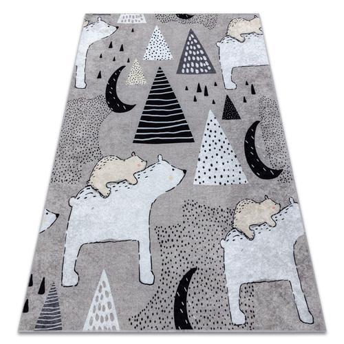 200x290 Cm Tapis Lavable Junior 51974.802 Ours, Animaux Pour Les En... on Productcaster.