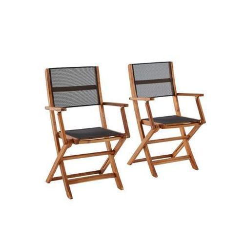 Bois Dessus Bois Dessous - Fauteuil En Acacia Massif Et Textilã¿Ne ... on Productcaster.