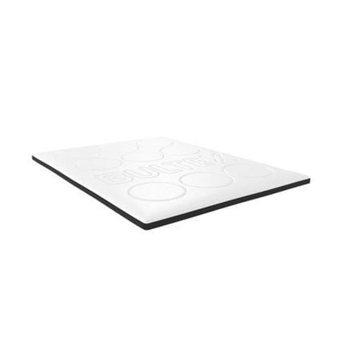 Bultex - Surmatelas Ã Mã Moire De Forme 7 Cm - Blanc on Productcaster.