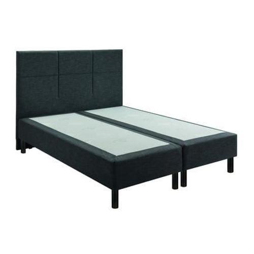 Epeda - Ensemble Boxspring 3 En 1 Enchanteur - Gris on Productcaster.