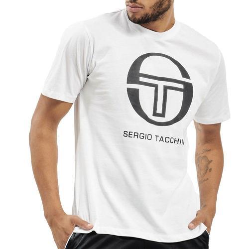 T-Shirt Blanc Homme Sergio Tacchini Stadium on Productcaster.