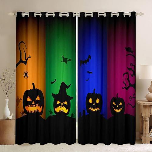 Rideaux De Fenetre Pour Enfants, Mignons Halloween, Lanterne De Cit... on Productcaster.