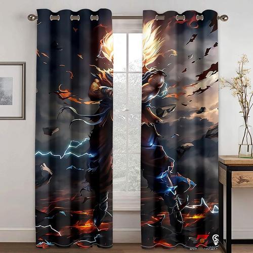 Rideaux Occultants Pour Chambre A Coucher, Cool, Dessin Anime Garco... on Productcaster.