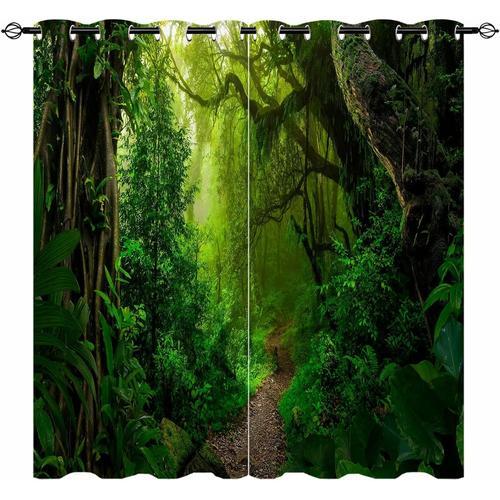 Rideaux De Foret ¿C Paysage Naturel, Jungle Tropicale, Foret Tropic... on Productcaster.