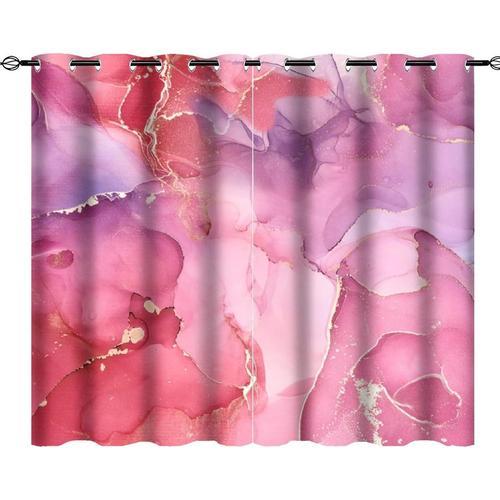 Rideaux En Marbre Rose Colore Texture Doree Marbre Liquide Art Mode... on Productcaster.