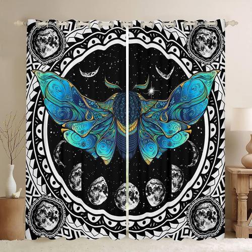 Rideaux De Fenetre Gothiques En Forme De Papillon De Nuit, Pour Cha... on Productcaster.