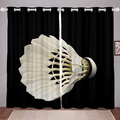 Rideaux De Fenetre De Badminton Pour Chambre A Coucher, Salon, Trai... on Productcaster.