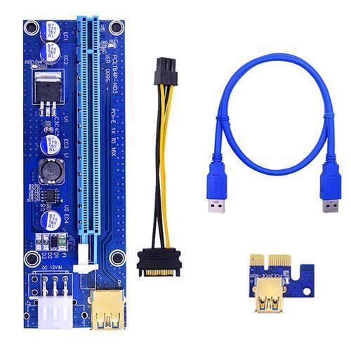 VER009S USB3.0 Carte Adaptateur Pci-E Vers Pci Pci-E 1X à 16X Câble... on Productcaster.