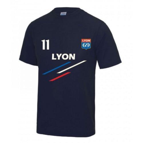 Maillot - T- Shirt Lyon Homme Bleu Marine News on Productcaster.