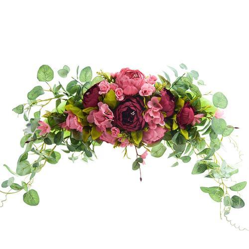 Pivoine Artificielle Guirlande de Mariage Arche Arrangement Linteau... on Productcaster.