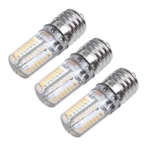 3x Douille E17 5w 64 Ampoule Led 3014 Smd, Lumière Blanche Chaude A... on Productcaster.