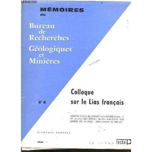 Memoires Du Bureau De Recherches Geologiques Et Minieres- Colloque ... on Productcaster.