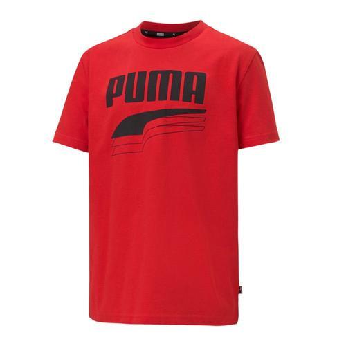 T-Shirt Rouge Garçon Puma Rebel Bold on Productcaster.