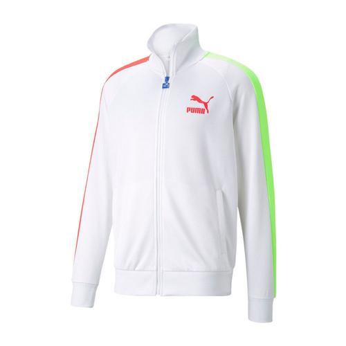 Veste Blanche Homme Puma Iconic T7 on Productcaster.