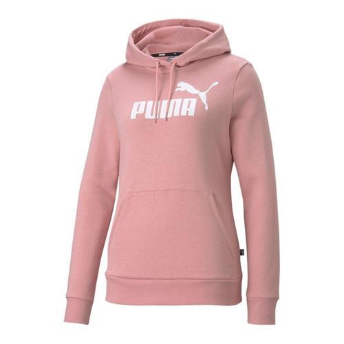 Sweat À Capuche Rose Femme Puma Logo Hoodie on Productcaster.