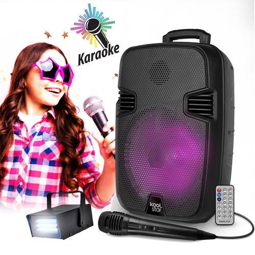 Enceinte DJ Mobile sur batterie KoolStar STARLED08, 100W, Boomers 2... on Productcaster.