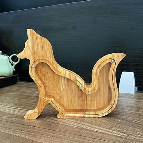 Tirelire en bois en forme de dinosaure, boîte d'économie d'argent, ... on Productcaster.