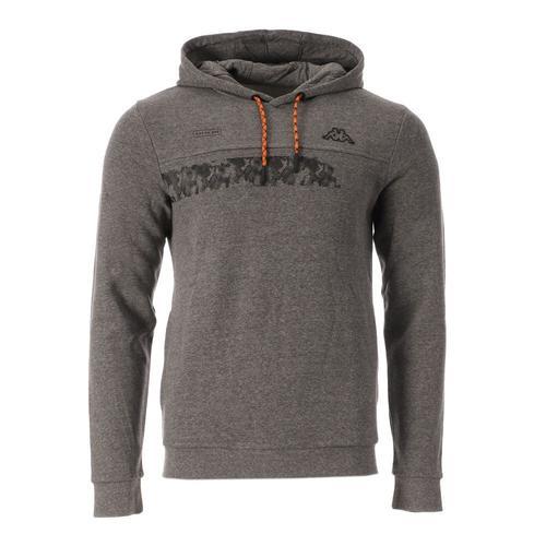 Sweat À Capuche Gris Homme Kappa Gino on Productcaster.