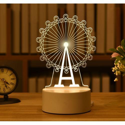 Lampe 3D Romantique en Forme de C¿ur,Veilleuse LED en Acrylique,Lam... on Productcaster.