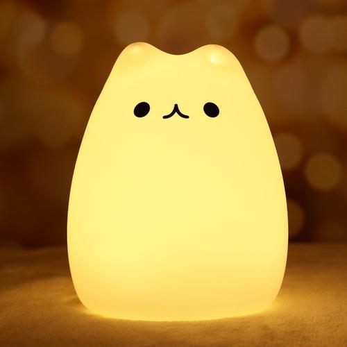 Lampe De Chevet En Forme De Petits Lapins Et De Baleine,7 Couleurs,... on Productcaster.